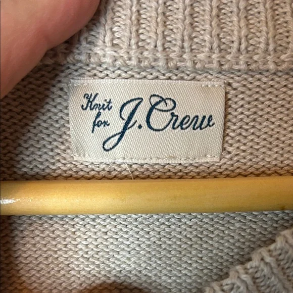 J. Crew Men's Heritage Cotton Crewneck Tan Sweater Size M - Picture 2 of 8